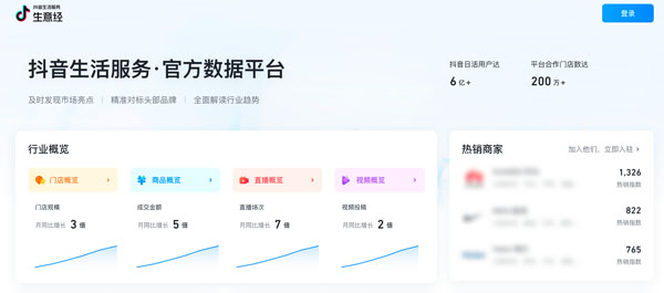 抖音門(mén)店登錄